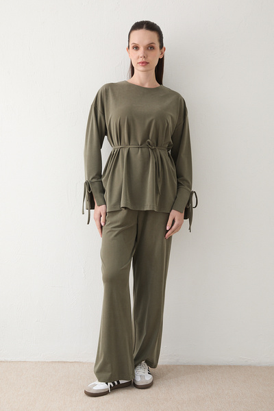Melike Tatar Basic Set with Sleeve Detail 32-2627