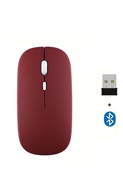 TEKNETSTORE Macbook/Huawei/Samsung Uyumlu Şarj Edilebilir Sessiz Mouse Wifi K...