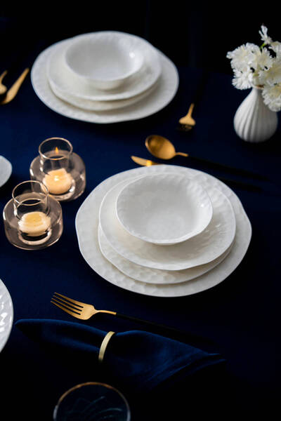 ACAR Frieda 6 Kişilik 27 Parça Porselen Yemek Takımı