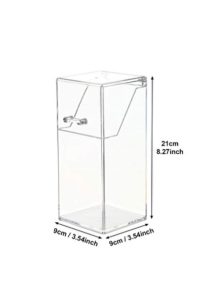 Choice Square-transparent Makeup brush storage box, simple transparent eyebro...