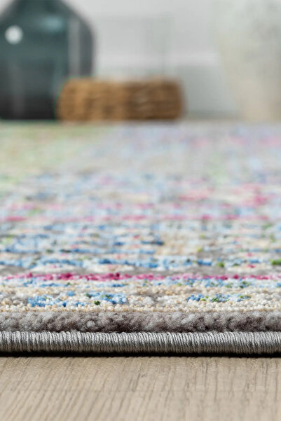 SEYRAN HALI ESKİTME DESEN MON801 ETNİK SALON OTURMA HALISI