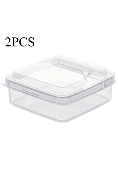 Choice علبة تخزين جبن بلاستيكية شفافة من قطعتين للثلاجة، حاوية جبن، علبة تخزي...