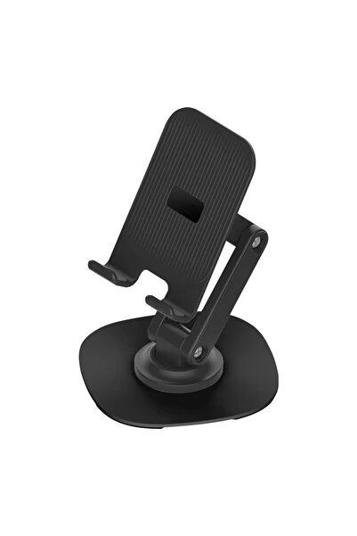 Choice1 Black Portable 360° rotating mobile phone holder Foldable desktop mob...