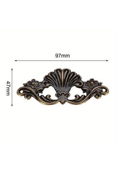 Choice 1pcs 8Pcs Antique Bronze Jewelry Wooden Box Decorative Protector Brack...
