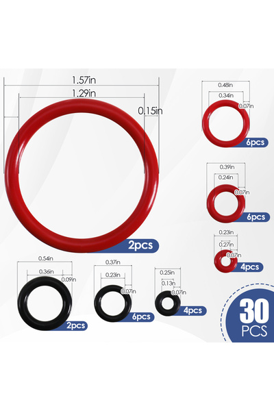 Choice1 1 set 30pcs/set Sealing Ring Food Grade Seal O-ring for Philips Saeco...