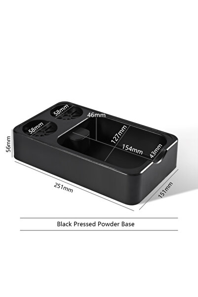 Choice1 Tamper Station Black 51/53/58mm Coffee Tamper Mat ABS Holder Espresso...