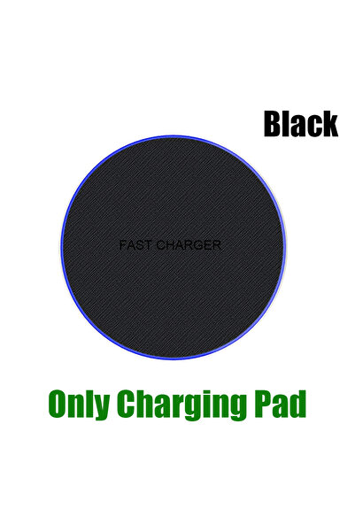Choice No Cable Black Wireless Charger Pad Ultra-Thin Fast Wireless Induction...