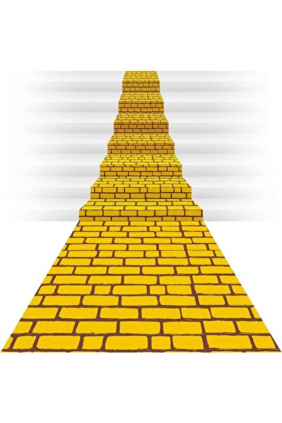 Choice سجادة أرضية طويلة من الطوب الأصفر، جدار من الطوب، خلفية لحفلة الهالوين...