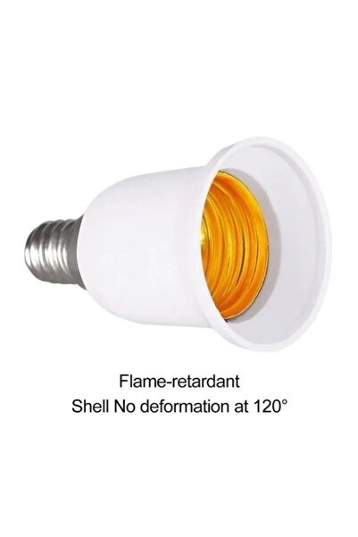 Choice Standard E14 To E27 Adapter Conversion Socket 220V 110V Plastic Conver...