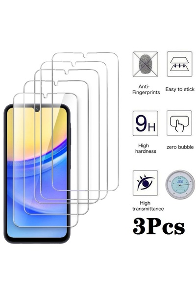 choice2 3Pcs Tempered Glass For POCO X6 Pro 5G 3Pcs Tempered Glass For Po X5 ...