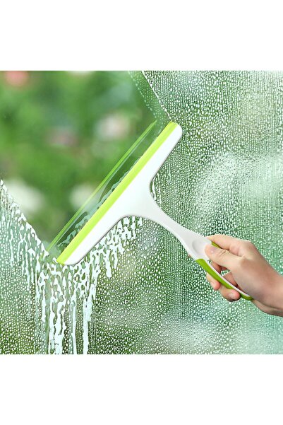 Choice1 green Window Floor Tile Cleaning Tool Silicone Anti-slip Glass Wiper ...