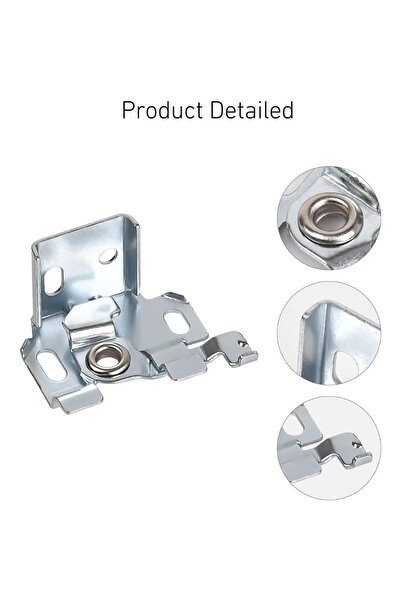 Choice مشبك تثبيت جانبي فضي 36 مم - قطعة واحدة - 2025 - دعامة تثبيت ستائر - ق...