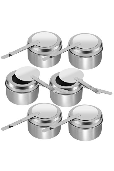 Choice 6Pcs 6Pcs Chafing Fuel Holder Stainless Steel Fuel Holder with Safety ...