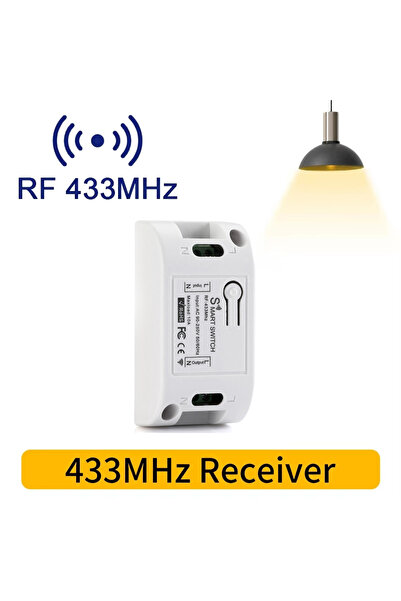 Choice جهاز استقبال واحد، مفتاح حائط صغير دائري بزر 220 فولت/110 فولت، جهاز ا...