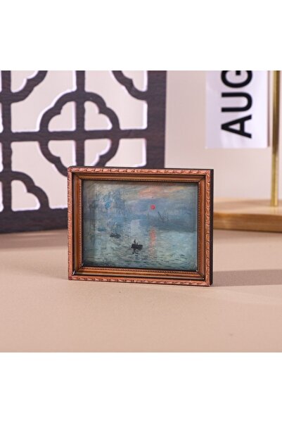 Choice Impression Sunrise Wooden Frame Fridge Magnets World Famous Paintings ...