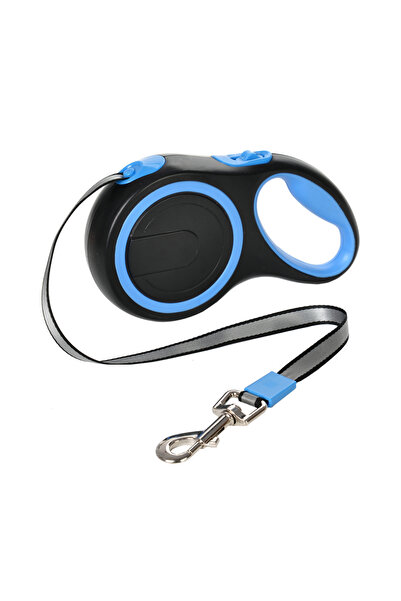 Choice حبل مقود قابل للسحب للكلاب الكبيرة، أزرق اللون، بطول 8 أمتار، قابل للت...