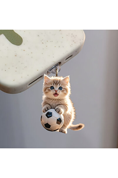 Choice سدادة حماية من الغبار بتصميم حيواني ساحر من الأكريليك لهاتف آيفون ومنا...