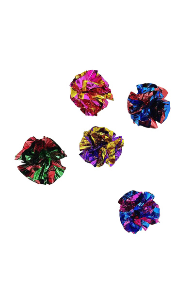 Choice 5 قطع أو 5/10 قطع من ألعاب القطط الكروية ذات الصوت الطقطقة وانعكاس الل...