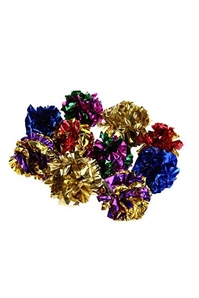 Choice ١٠ قطع من ألعاب القطط الكروية ذات الصوت الطقطقة وانعكاس الليزر، مقاومة...