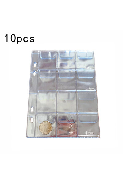 Choice ألبوم تجميع العملات المعدنية بدون غلاف - 120 شبكة - 10/20 صفحة 120/360...