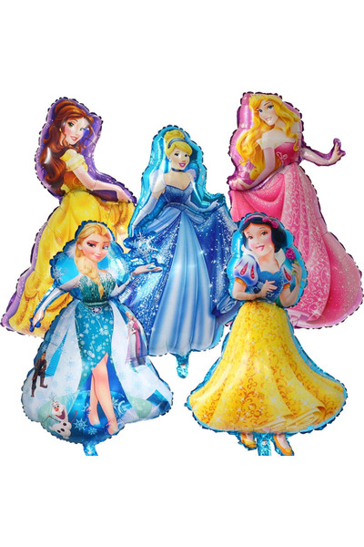 Choice as the picture mix 5Pcs Large Disney Princess Balloon 90*55cm Snow Whi...