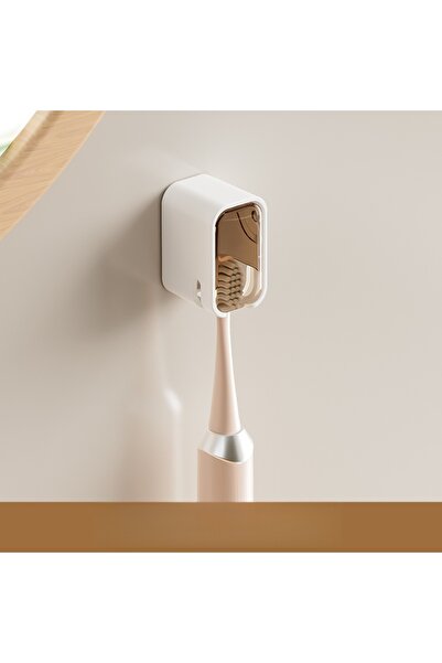 Choice China Tea color Toothbrush Holder Flip-top Wall Mounted Toothbrush Rac...