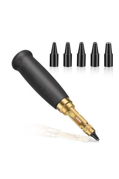 Choice A Fenrry Adjustable Screw Hole Punch Automatic Hole Punch Tool with Bl...