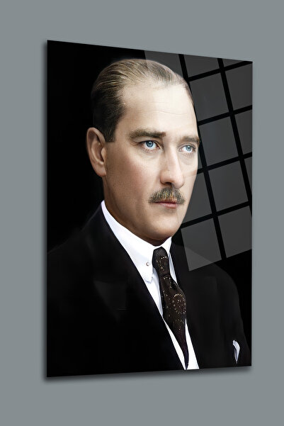 glassartdesign Ατατούρκ Γυάλινη Ζωγραφική-31