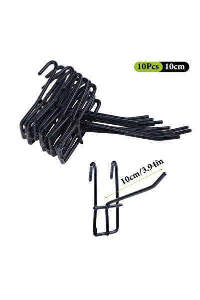Choice 10 قطع من خطافات الشاشة السوداء المتينة بطول 10 سم، متوفرة بأطوال 5/10...