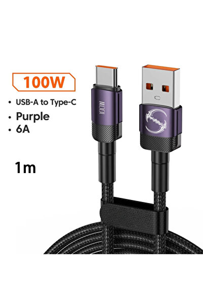 Choice XC009-zi-1m PD 100W Fast Charge 1m/2m/3m USB to Type C Cable Quick Cha...