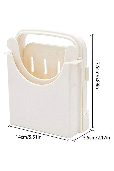 Choice ABS Bread Slicer Adjustable Toast Loaf Slicing Machine Foldable Plasti...