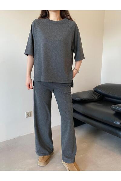 Bade Butik Anthracite Short Sleeve Basic Set