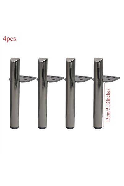 Choice gun black 13cm 4pcs 4pcs Chair Base Custom Made Matt Black Textural Fu...