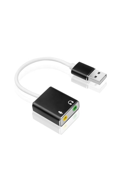 Choice Black USB USB Type C External Sound Card Adapter Audio 3.5mm Jack to U...