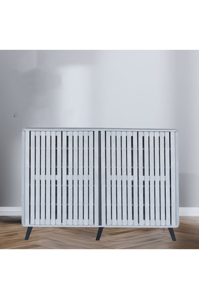 DEC24 A shoe cabinet with a luxurious and modern design, 160cm