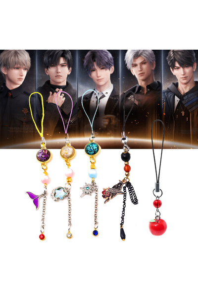 Choice5 مجموعة سحر الهاتف "الحب والفضاء العميق" من إكسسوارات كاواي، قلادة حقي...