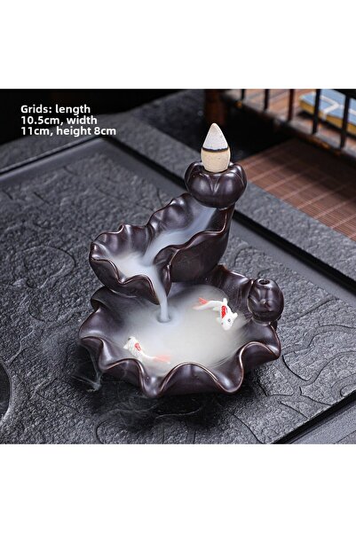 Choice B Reverse flow incense burner creative home decoration ceramic crafts,...