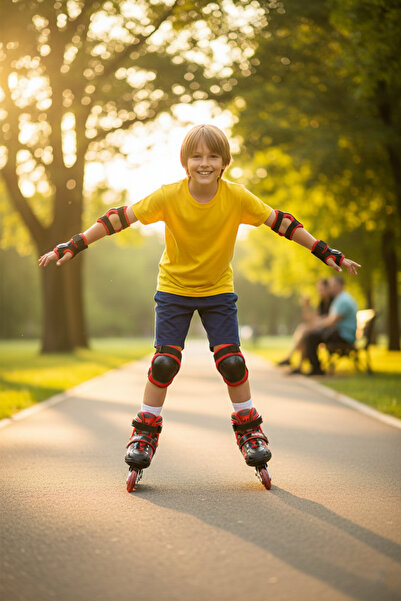 Vardem Işıklı Ayarlanabilir Paten S Beden 30-33 Numara