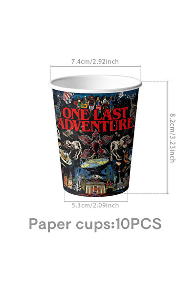 Choice ١٠ قطع من أكواب سترينجر ثينغز لتزيين حفلات أعياد ميلاد الأطفال، أدوات ...