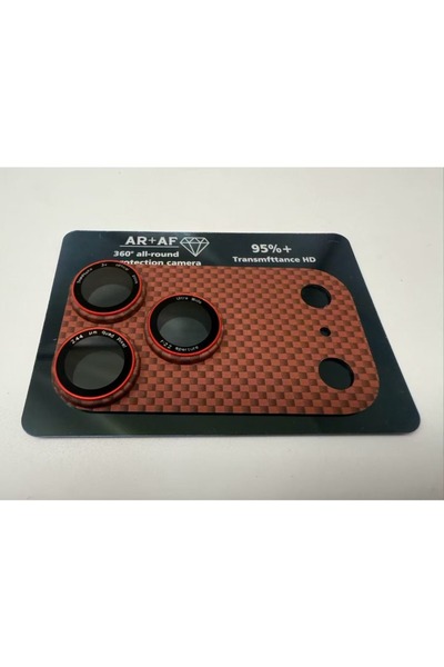 Choice غطاء حماية كامل لعدسة كاميرا آيفون 17 برو، مصنوع من ألياف الكربون والك...