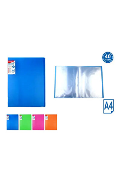 MOTARRO مجلد عرض MQ016-40 – مجلد ملفات شفاف للمستندات والتقارير والعروض التقد...