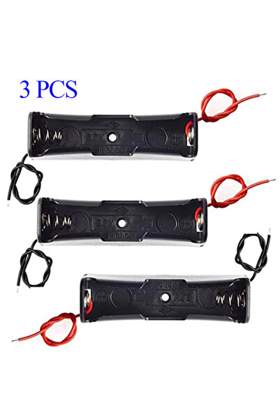 Choice 3 PCS 3pcs 18650 Battery Holder Box 1 Slot 3.7V Battery Storage Case 1...