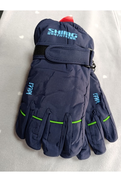 Kitti قفازات التزلج على الثلج للأعمار من 8 إلى 12 سنة مقاومة للماء والبرد