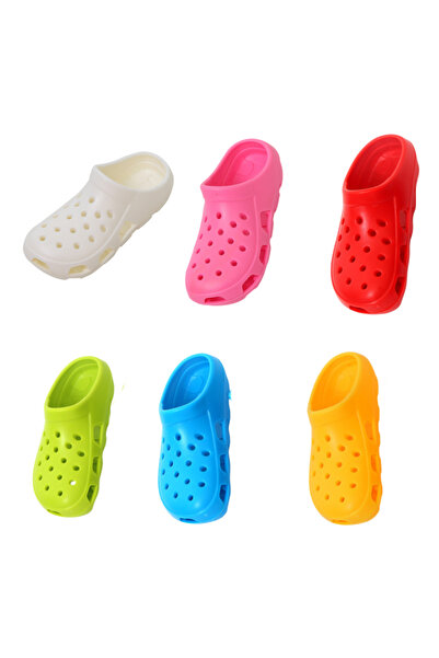 Choice One Each of 6 Colors 6 Pieces of Colorful Mini Slippers and Toothbrush...