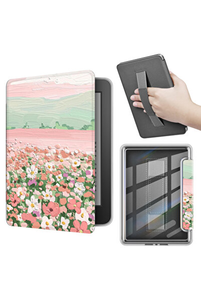 Choice RS23CV 2024 6 inch HuaHai Clear Back Smart Case For New Kindle Paperwh...