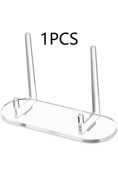 Choice حامل عرض شفاف متعدد الأغراض، مصنوع من الأكريليك، يتسع لـ 5 دبابيس شارات.