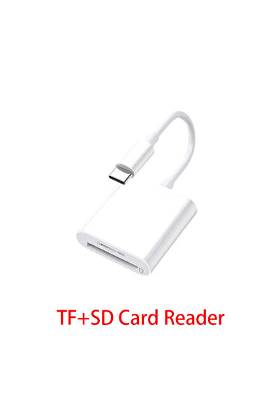 Choice قارئ بطاقات TF و SD، محول ذاكرة TF SD، كاتب OTG، محول من النوع C لجهاز...