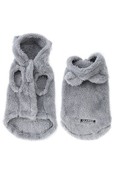 Choice ملابس رمادية متوسطة الحجم للكلاب الصغيرة والمتوسطة الحجم، مناسبة لفصلي...