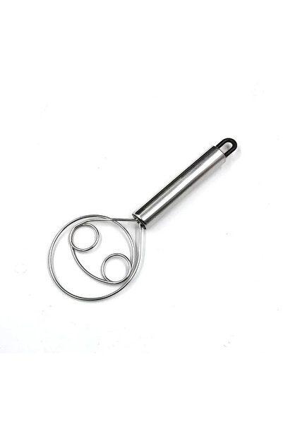 Choice مضرب عجين دنماركي واحد بمقبض من الفولاذ المقاوم للصدأ، أدوات مطبخ للخب...