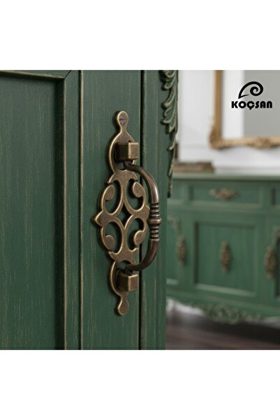 KOÇSAN Özlem Kulp Luxury Country Kitchen Furniture Cabinet Drawer Handle Anti...